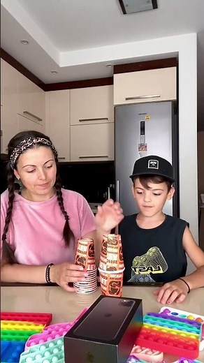 Popit vs IPhone 😆Funny Tiktok prank over mom POPIT #shorts