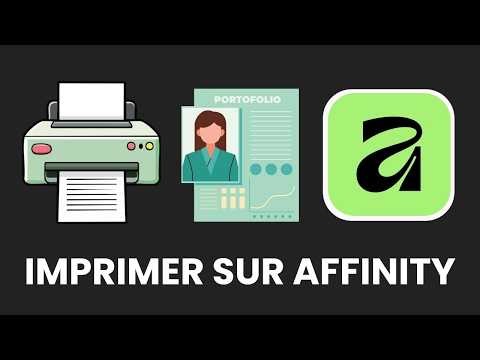 Comment imprimer un CV sur Affinity