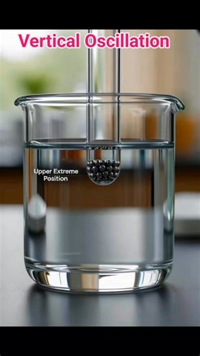Examples of Vertical Oscillation Load test suspended in liquid Mass hung on a spring #everyoneactivefollowersシfypシ゚viralシalシ #school #WAECEXAMS #science | Simplified Science