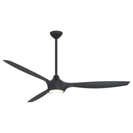 Reviews for MINKA-AIRE Pierce-65 65 in. Smart Indoor Coal Black Low Profile Ceiling Fan with Integrated LED, Remote Control Included | Pg 1 - The Home Depot