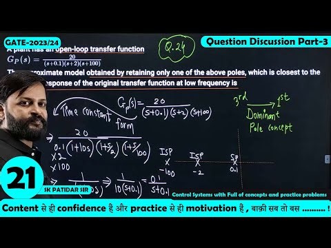 Lec 21 Question Discussion Part-3 || Control System || GATE-2023-24