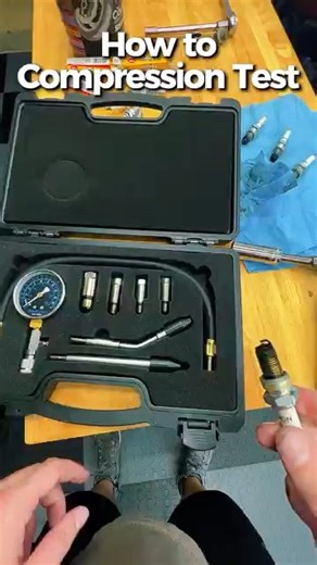 How to compression test a motorcycle #motorcycle #hondamotorcycle #hondacb