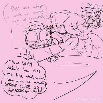 Cosmo and sprouts have some fun😳 cosmo x sprout mini comic!!!!! #dandysworld #recommended