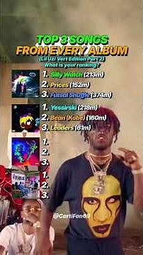 TOP 3 LIL UZI VERT SONGS FROM EACH ALBUM #liluzivert