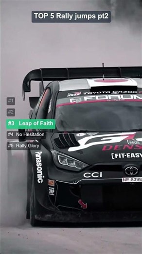 TOP 3 Rally Jumps You Won't Believe Real pt2 #rally #rallyjumps #rallycar #wrc #rallying #rallyrace