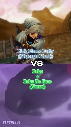 Link vs Deku Fierce Deity Manga Transformation | Majora's Mask