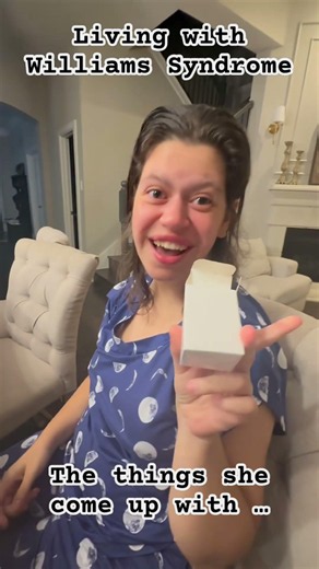 She cannot find her hopes and dreams. Living with William syndrome.