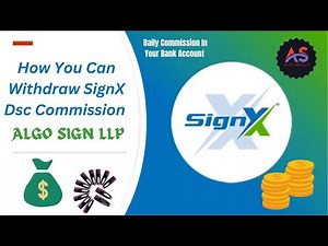 SignX - How To Claim/ Withdraw SignX DSC Commission !!