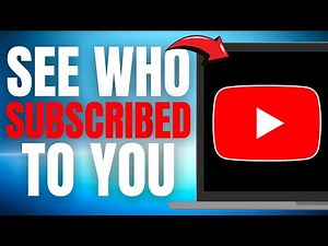 How to See Who Subscribed to YOU on YouTube Desktop! (UPDATED) 2025 Guide!