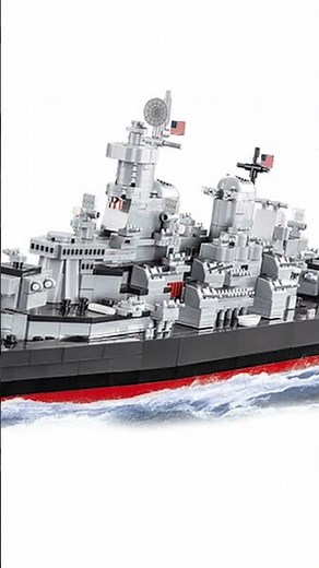 Battleship Missouri (BB-63) - Iowa Class Battleship from WWII - COBI 4837 #shorts
