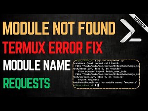 How to Fix Module Not Found Error in Termux | No Module Named Requests | Crypto Keypoints