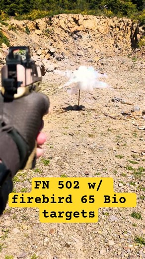FN 502 with firebird 65 Bio reactive targets