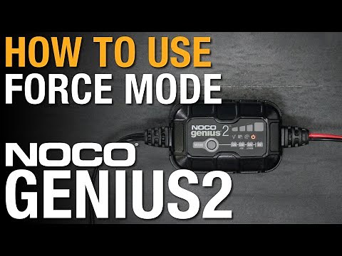 How to use force mode on your NOCO GENIUS2
