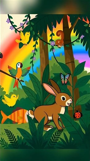 Jungle Colours Adventure | Learn Colours with Animals 🌈🐰🐦”
