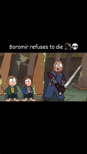 Jeff Miller on Instagram: "So Sean Bean's Boromir is famous for one of the most emotional death scenes in movie history. Three arrows and he's done. This video looked at that and said absolutely not. First arrow hits and he goes "HAH! It's gonna take more than one arrow to take down a soldier of Gondor!" Second arrow. Third arrow. "Ok, you got me." The orc turns to his goblin buddy like "He's already as good as dead. It would just be a waste of arrows—wait where'd he go?" Boromir just laughs and