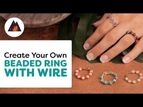 Create Your Own Braided Wire Beaded Ring