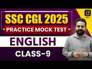 PRACTICE MOCK TEST | Class-9 | English | SSC CGL 2025 | CGL Tier-1 | Drishti SSC