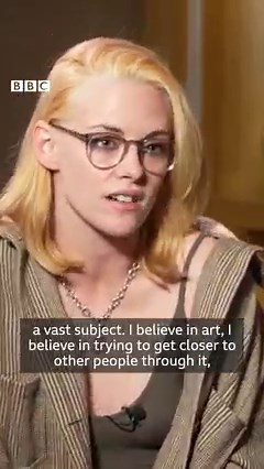 "She is the most affecting human... playing her I felt taller." Twilight's Kristen Stewart on playing Princess Diana. https://bbc.in/3muhQLS | BBC Entertainment News