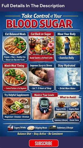 How to Control Blood Sugar Naturally Lower Glucose and Improve Health