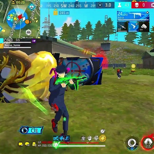 My Friend Didn't Expect This 😎#shorts #freefire #redss