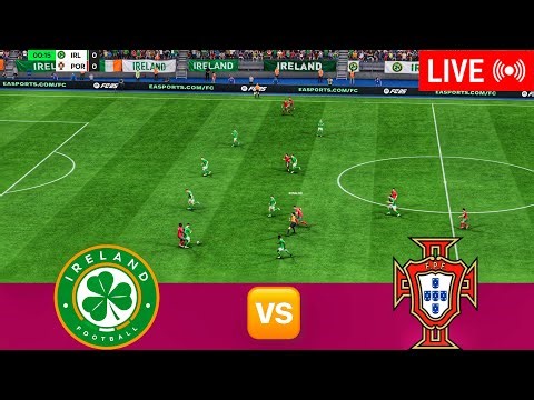 🔴LIVE | Ireland vs Portugal - World Cup Qualifiers Full Match | FC 25 Gameplay PS5