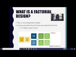 Research Methods: Factorial Designs (1 of 3)