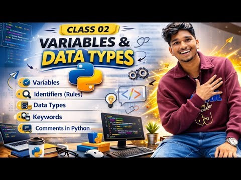 Variables & Data Types 🚀 | Python for Beginners | Kannada | Class 02