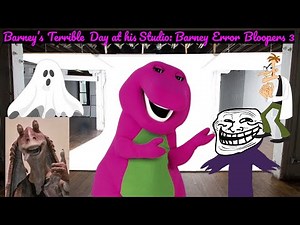 Barney’s Terrible Day at his Studio: Barney Error Bloopers 3