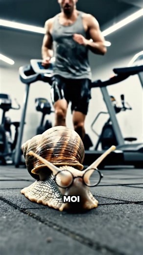 🐌 Un escargot découvre le sport des humains… et il ne comprend rien (drôle mais profond)