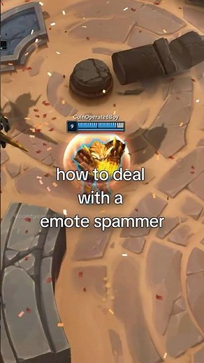 HOW TO DEAL WITH AN EMOTE SPAMMER