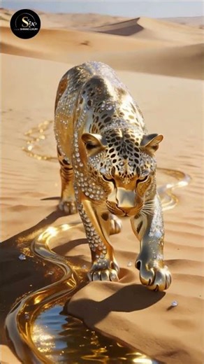 The Most Expensive Leopard Ever Created by AI #aiart #shorts