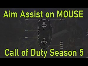 Aim assist on mouse Call of duty season 5. reWASD
