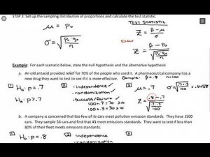Sampling Distribution Set Up
