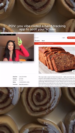 @softgirlnocode on Instagram: "And its called sticky finger🫰no more messy hand touching laptop 💻 Vibed coded the entire thing inside @claudeai #apps #xmasgiftideas #tech #bakingathome #explore (code, ai, Claude,ChatGPT, holidayinspo,passiveincome, womeninstem)"