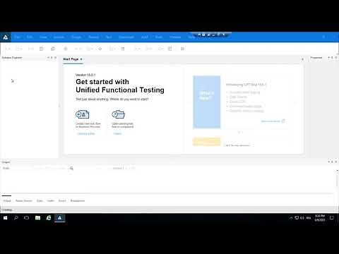 Tuto 1: UFT, Créer un cas test sur UFT (How to create a test case with UFT ?)