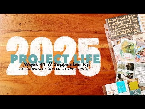 2025 Project Life // Week 41: September Stories by the Month