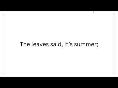 English Class 5 | Poem 5