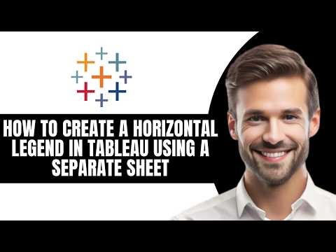 HOW TO CREATE A HORIZONTAL LEGEND IN TABLEAU USING A SEPARATE SHEET