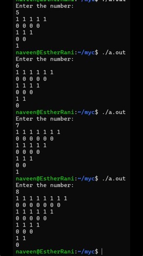 Master Binary Pattern Logic FAST! (#Shorts)