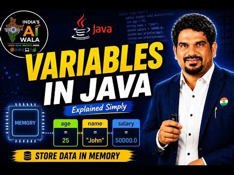 Variables in Java | Java Variables Explained for Beginners | Core Java with Agentic AI