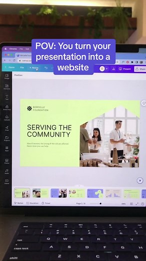 Transform Your Presentation into a Website with Canva