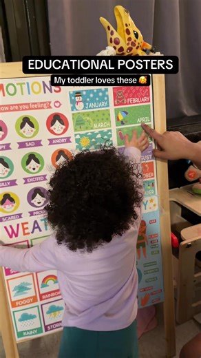 Fun and Educational Toddler Learning Posters