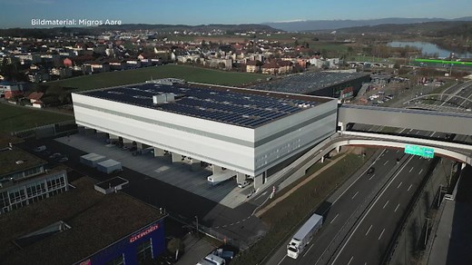 Eröffnung des 250-Millionen-Baus der Migros Aare in Schönbühl