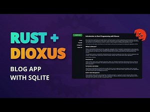 Develop A Simple Blog App With Rust And Dioxus Using SQLite