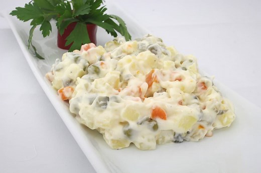 Authentic Polish Potato Salad Recipe (Sałatka Jarzynowa)