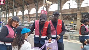 ✨ Welcome to the iconic Gare du Nord train station in Paris, where...