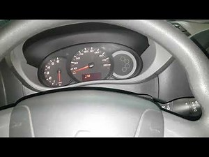 How to restore the oil change reminder on a 2015 Renault Master.