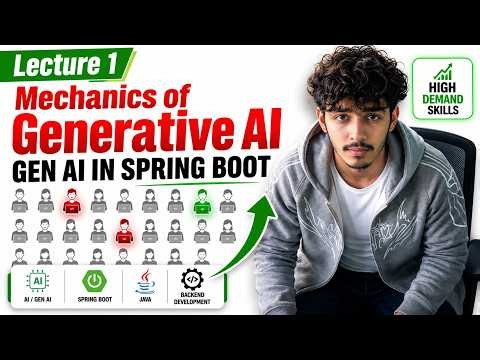 GEN AI with Spring Boot | Lecture 1: Introduction to Generative AI & How LLMs Work 🚀