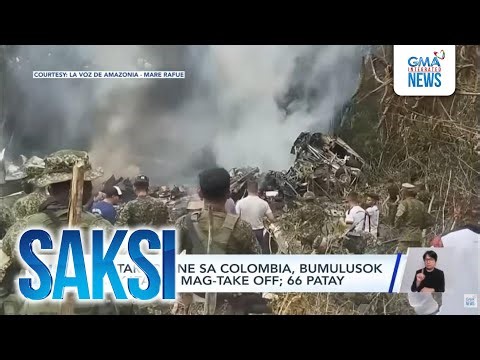 Military plane sa Colombia, bumulusok pagkatapos mag-take off; 66 patay | Saksi