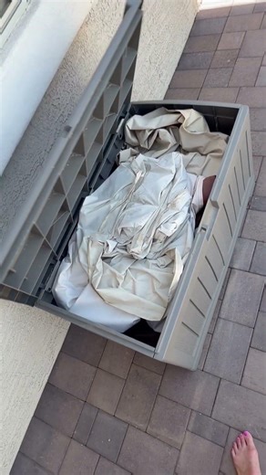 Close Up Look - Huge Durable 50 Gallon Locking Deck Box
